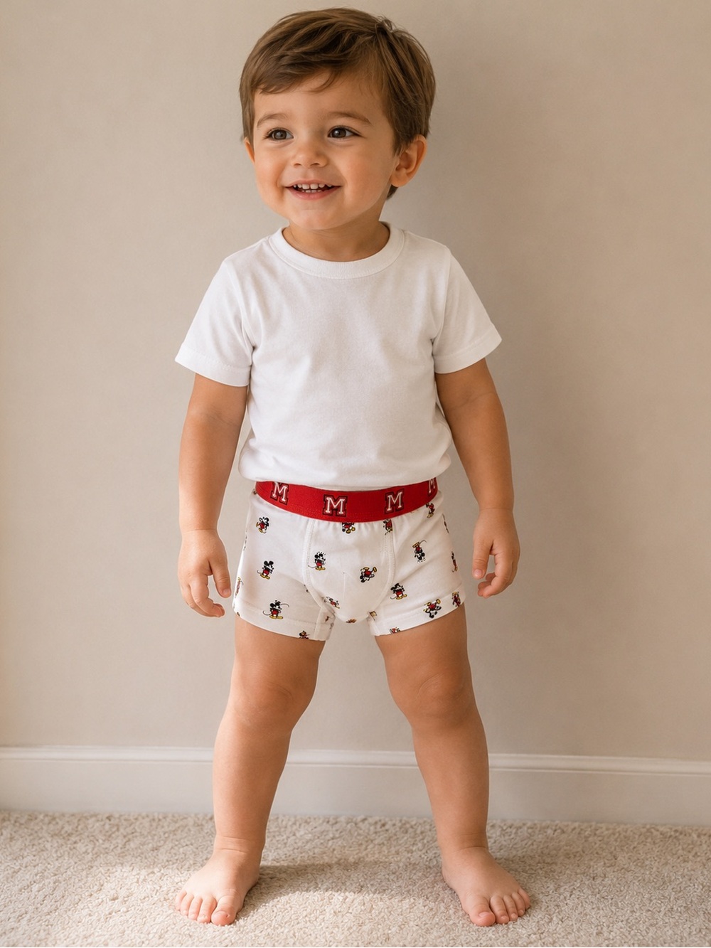 Zara Disney Baby Mickey Mouse Boxer Briefs 12-24M 92cm